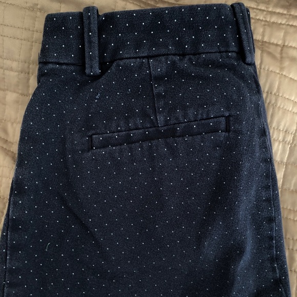 GAP Navy Blue w/ White Polka Dot Pants. - Picture 2 of 3